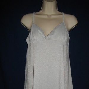 Silver Gray Alfani Intimates Medium Sleeveless Top